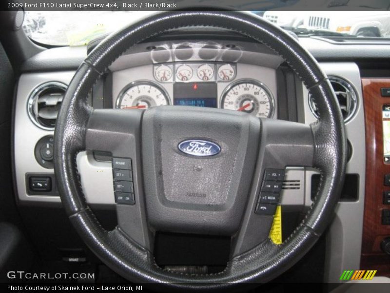 Black / Black/Black 2009 Ford F150 Lariat SuperCrew 4x4