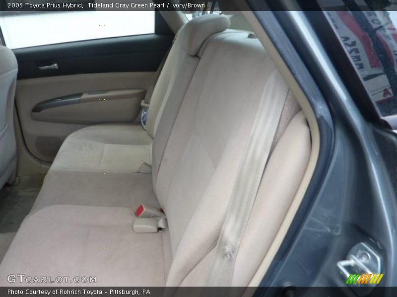 Tideland Gray Green Pearl / Ivory/Brown 2005 Toyota Prius Hybrid