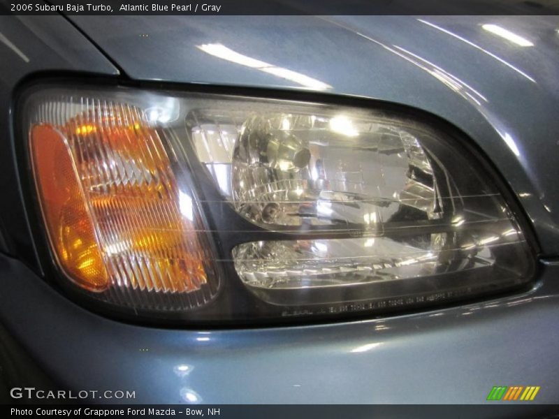 Atlantic Blue Pearl / Gray 2006 Subaru Baja Turbo