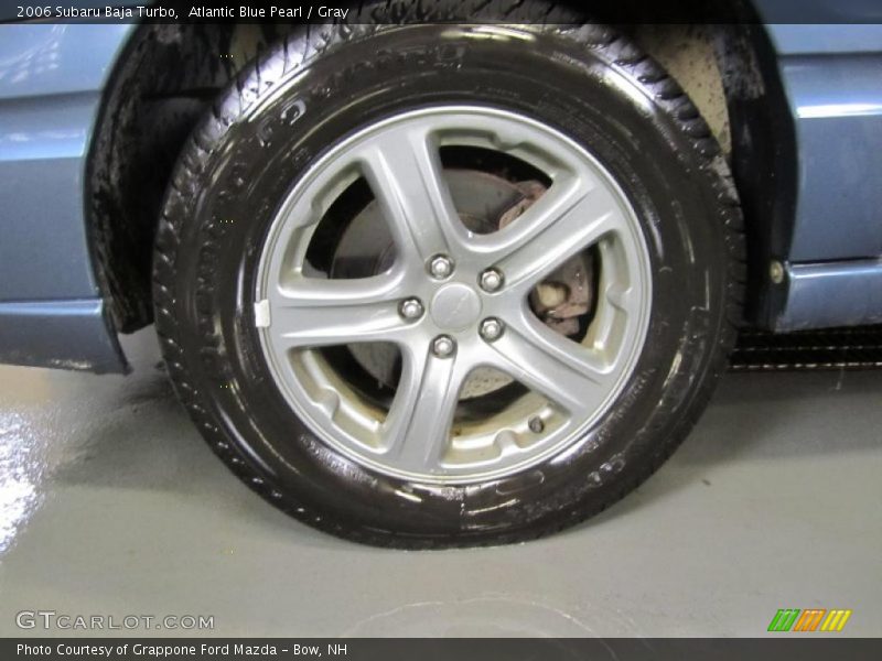 Atlantic Blue Pearl / Gray 2006 Subaru Baja Turbo