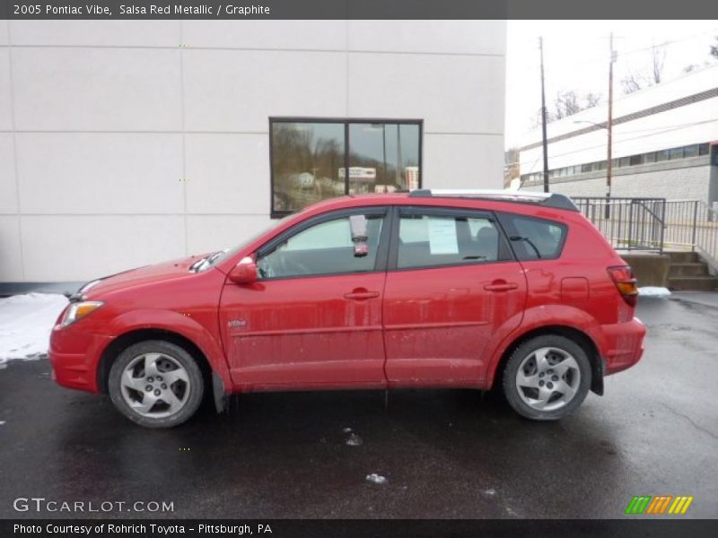 Salsa Red Metallic / Graphite 2005 Pontiac Vibe