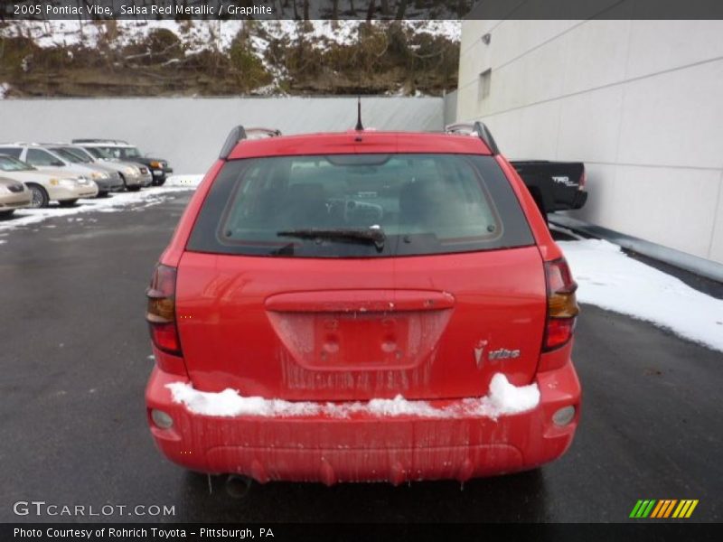 Salsa Red Metallic / Graphite 2005 Pontiac Vibe