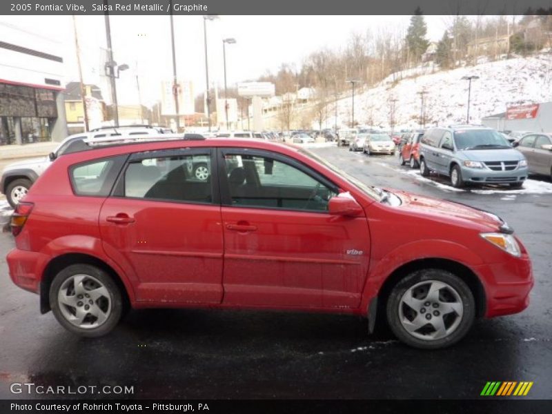 Salsa Red Metallic / Graphite 2005 Pontiac Vibe