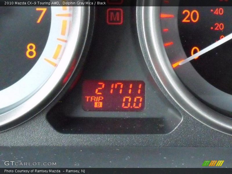 Dolphin Gray Mica / Black 2010 Mazda CX-9 Touring AWD