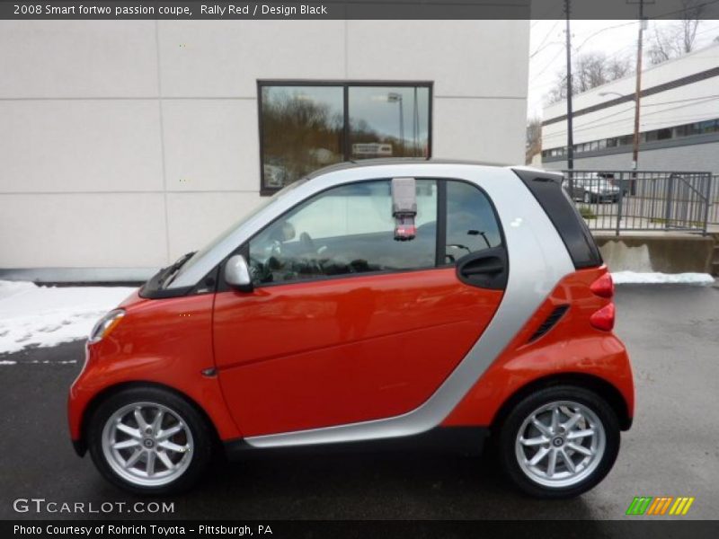  2008 fortwo passion coupe Rally Red
