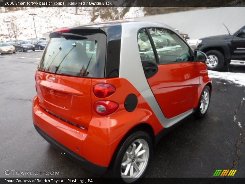  2008 fortwo passion coupe Rally Red