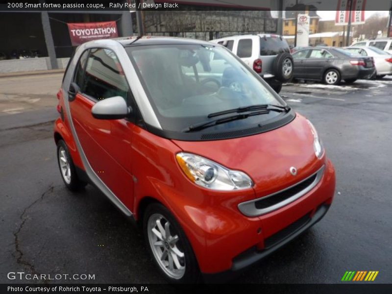 Front 3/4 View of 2008 fortwo passion coupe