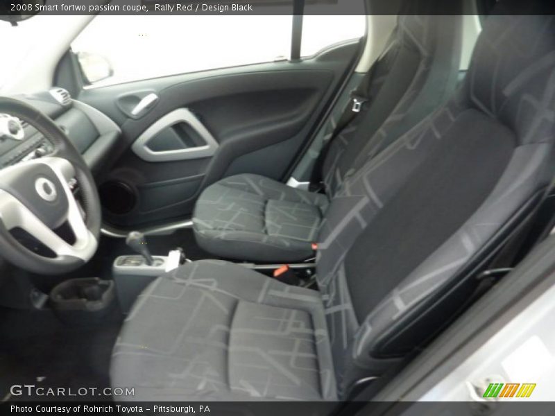  2008 fortwo passion coupe Design Black Interior