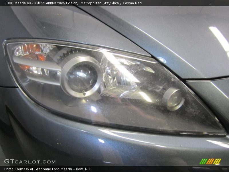 Metropolitan Gray Mica / Cosmo Red 2008 Mazda RX-8 40th Anniversary Edition