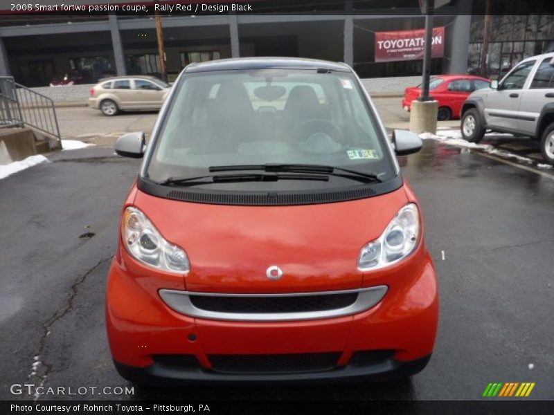  2008 fortwo passion coupe Rally Red