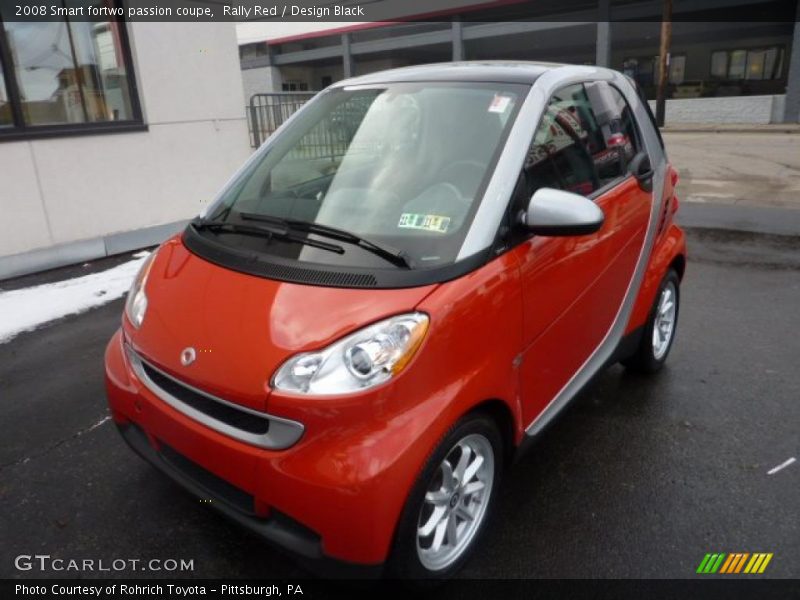 Front 3/4 View of 2008 fortwo passion coupe