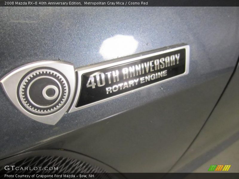  2008 RX-8 40th Anniversary Edition Logo