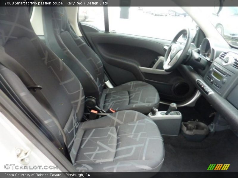  2008 fortwo passion coupe Design Black Interior