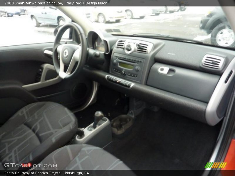 Dashboard of 2008 fortwo passion coupe