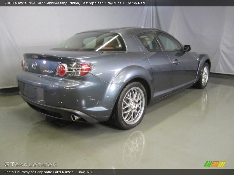 Metropolitan Gray Mica / Cosmo Red 2008 Mazda RX-8 40th Anniversary Edition