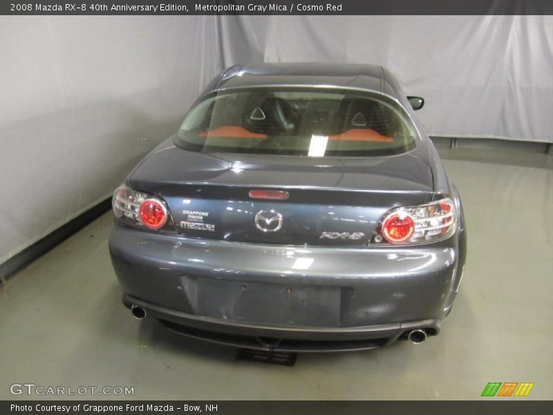 Metropolitan Gray Mica / Cosmo Red 2008 Mazda RX-8 40th Anniversary Edition