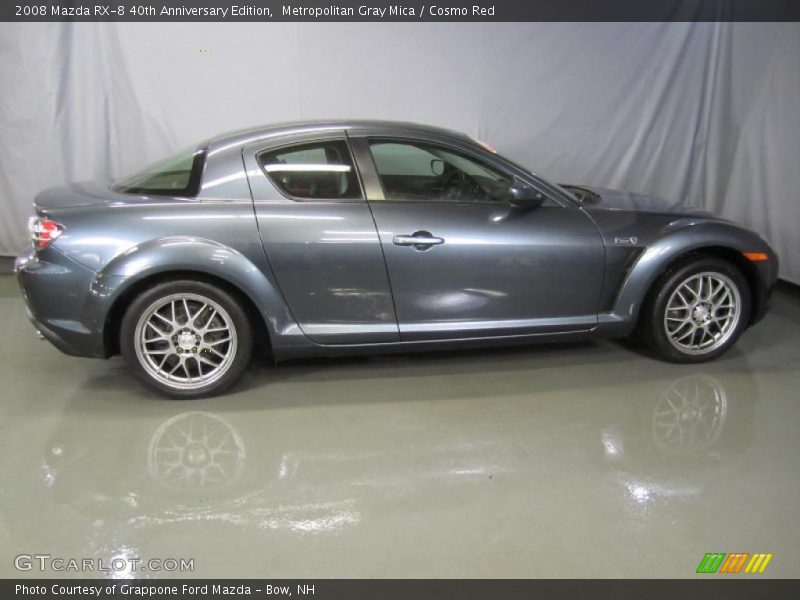 Metropolitan Gray Mica / Cosmo Red 2008 Mazda RX-8 40th Anniversary Edition