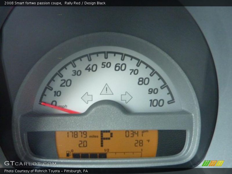  2008 fortwo passion coupe passion coupe Gauges