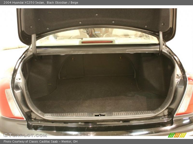 Black Obsidian / Beige 2004 Hyundai XG350 Sedan