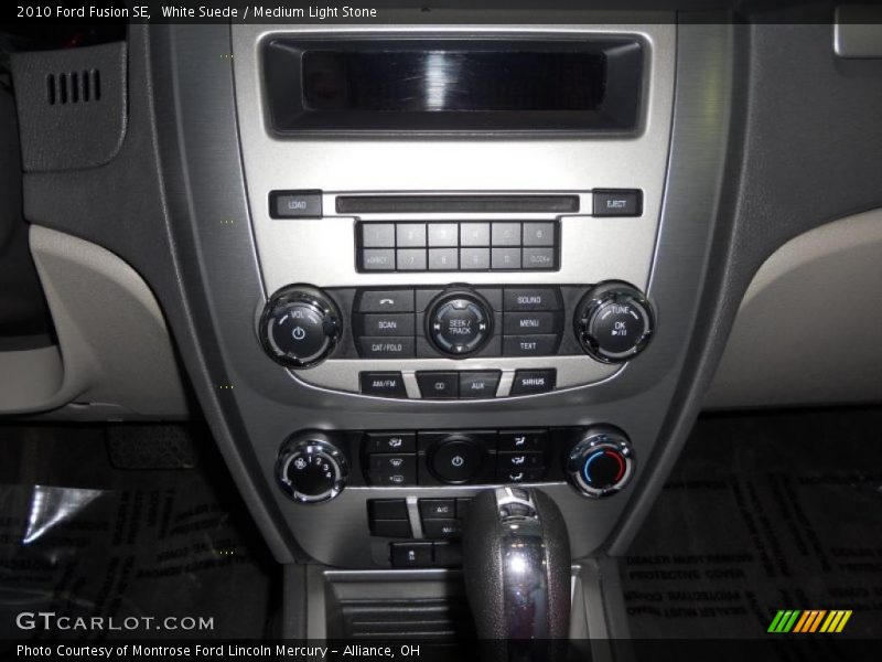 White Suede / Medium Light Stone 2010 Ford Fusion SE