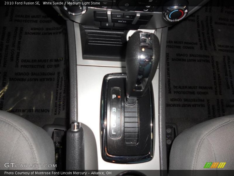 White Suede / Medium Light Stone 2010 Ford Fusion SE
