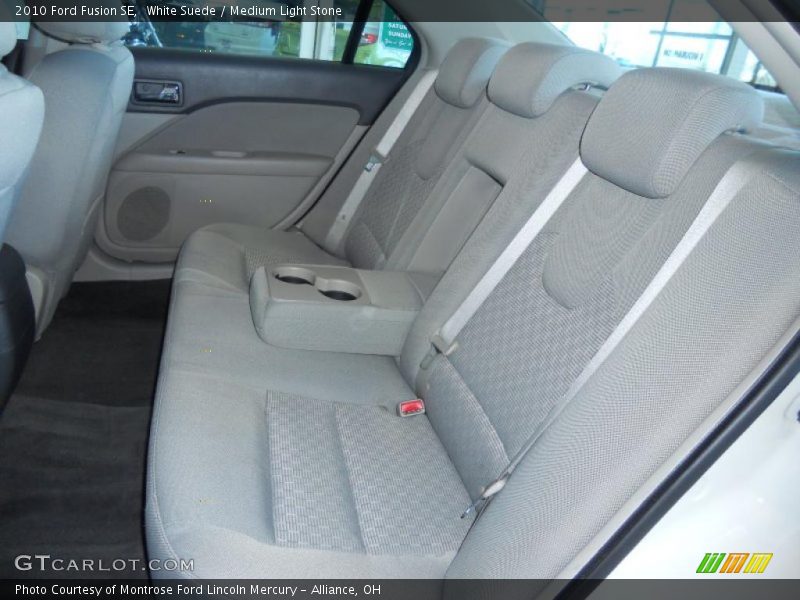 White Suede / Medium Light Stone 2010 Ford Fusion SE