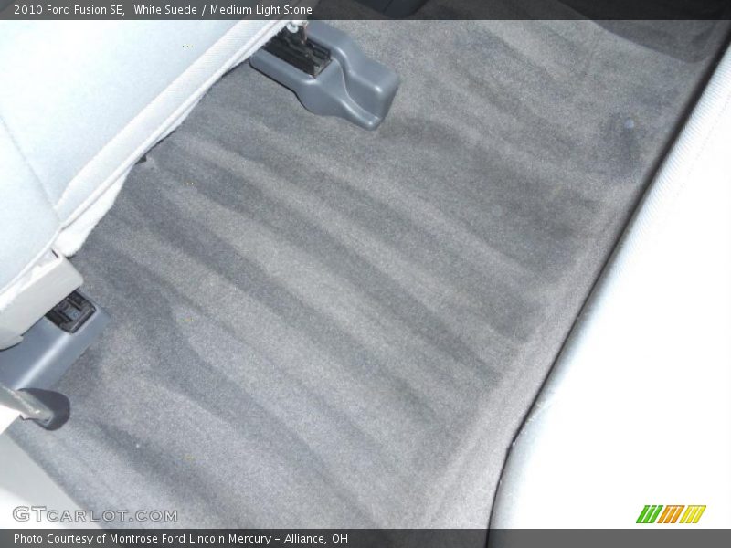 White Suede / Medium Light Stone 2010 Ford Fusion SE