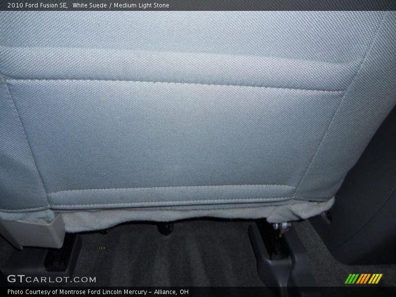 White Suede / Medium Light Stone 2010 Ford Fusion SE