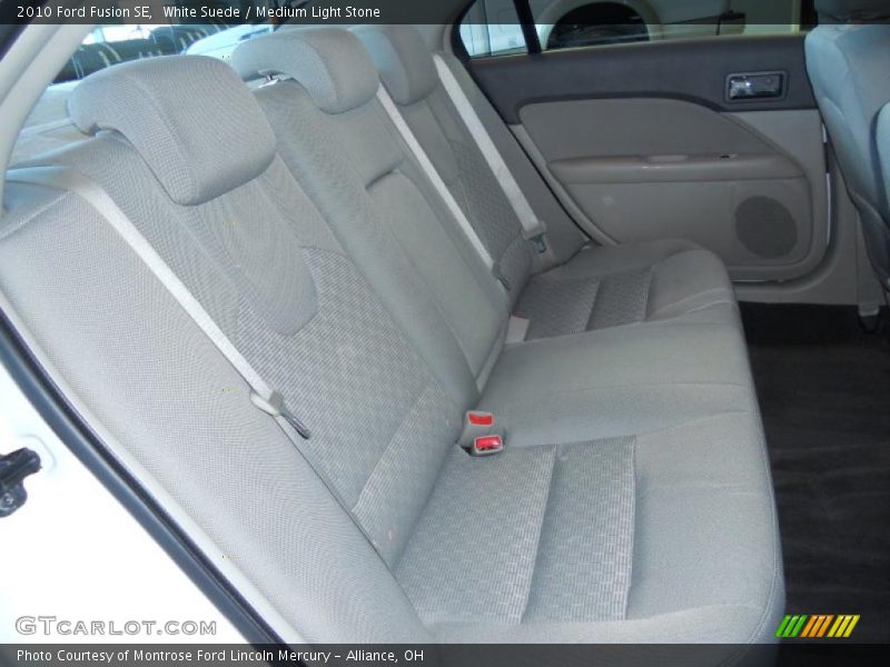 White Suede / Medium Light Stone 2010 Ford Fusion SE