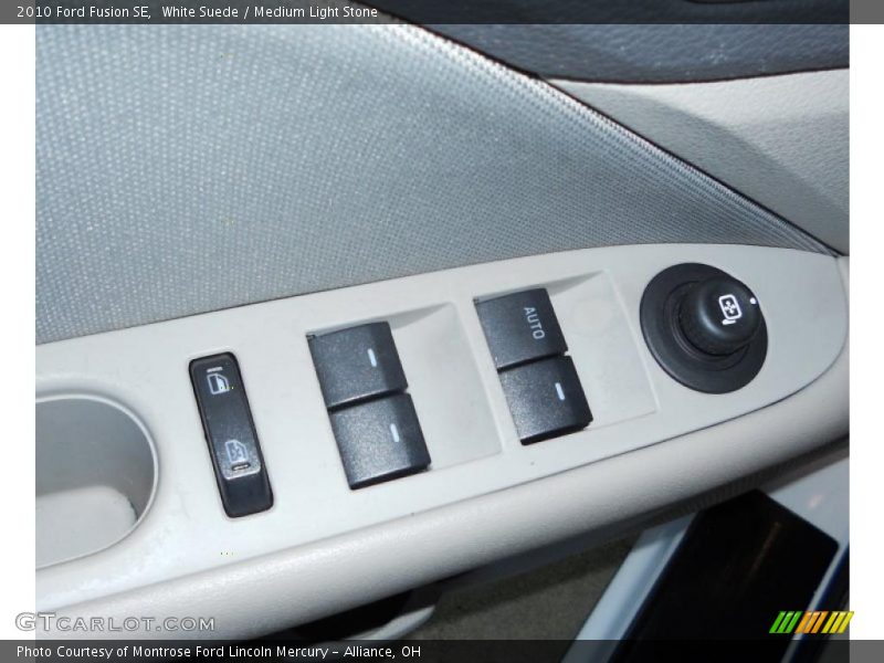 White Suede / Medium Light Stone 2010 Ford Fusion SE