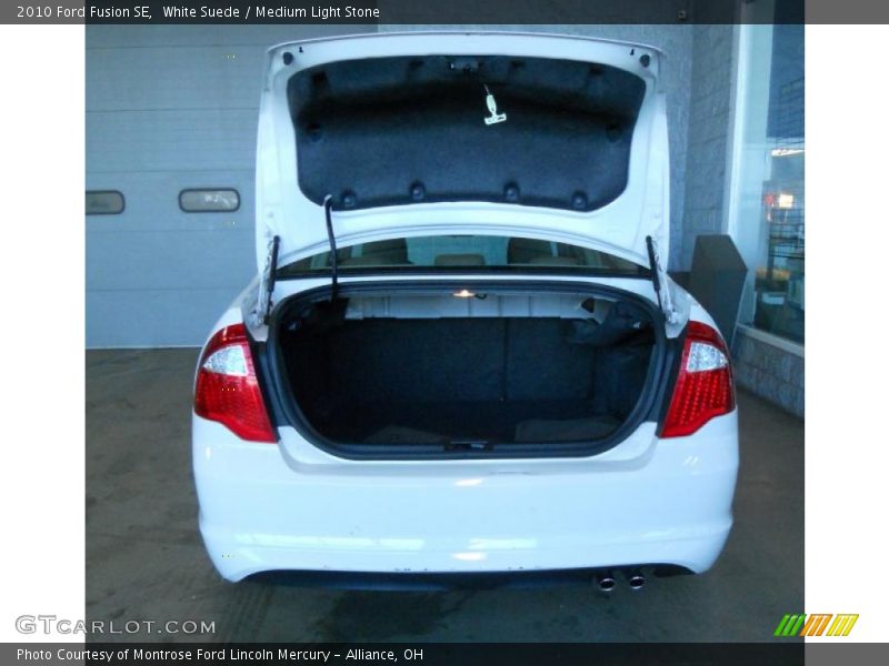 White Suede / Medium Light Stone 2010 Ford Fusion SE
