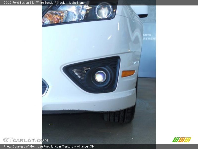 White Suede / Medium Light Stone 2010 Ford Fusion SE