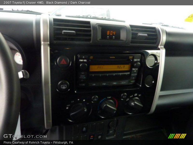 Black Diamond / Dark Charcoal 2007 Toyota FJ Cruiser 4WD