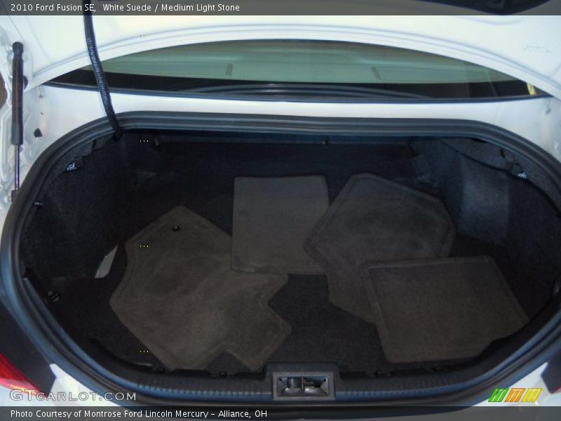 White Suede / Medium Light Stone 2010 Ford Fusion SE