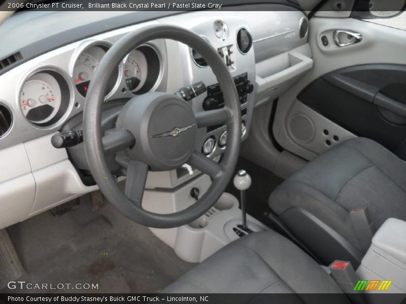 Brilliant Black Crystal Pearl / Pastel Slate Gray 2006 Chrysler PT Cruiser