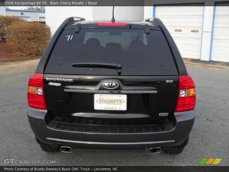 Black Cherry Metallic / Beige 2008 Kia Sportage EX V6