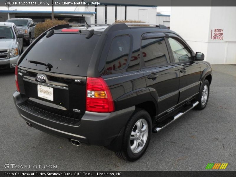 Black Cherry Metallic / Beige 2008 Kia Sportage EX V6