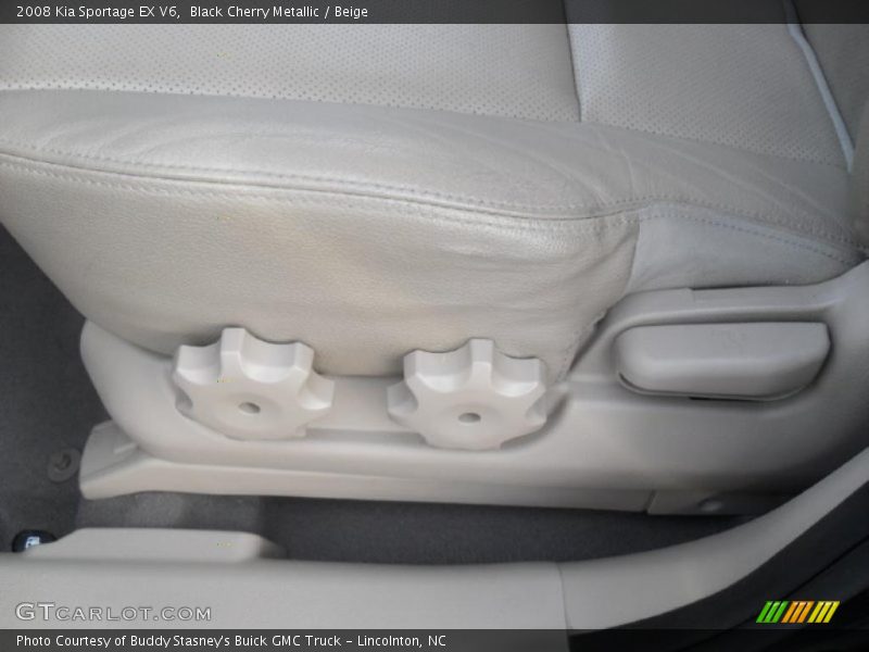 Black Cherry Metallic / Beige 2008 Kia Sportage EX V6