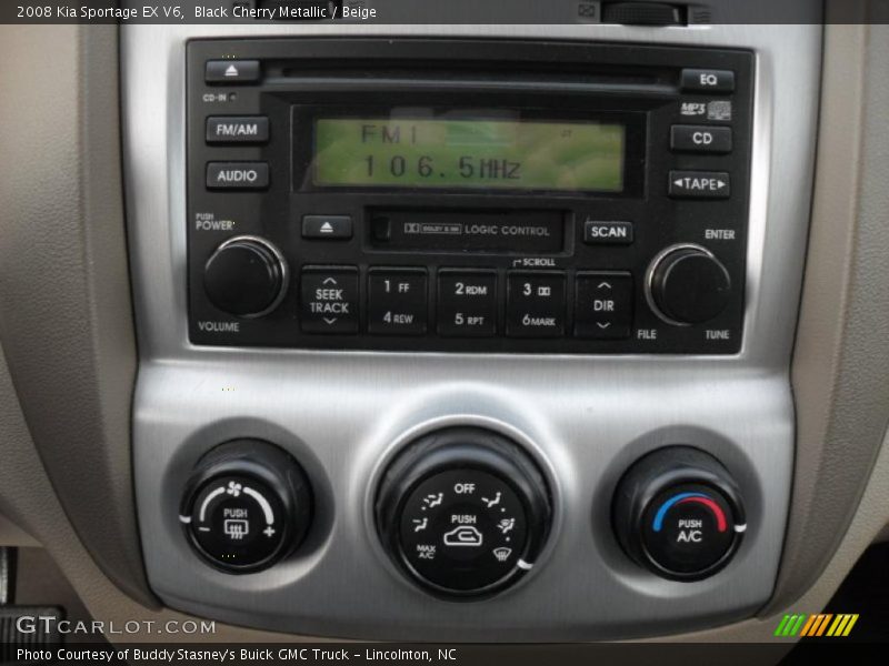 Controls of 2008 Sportage EX V6