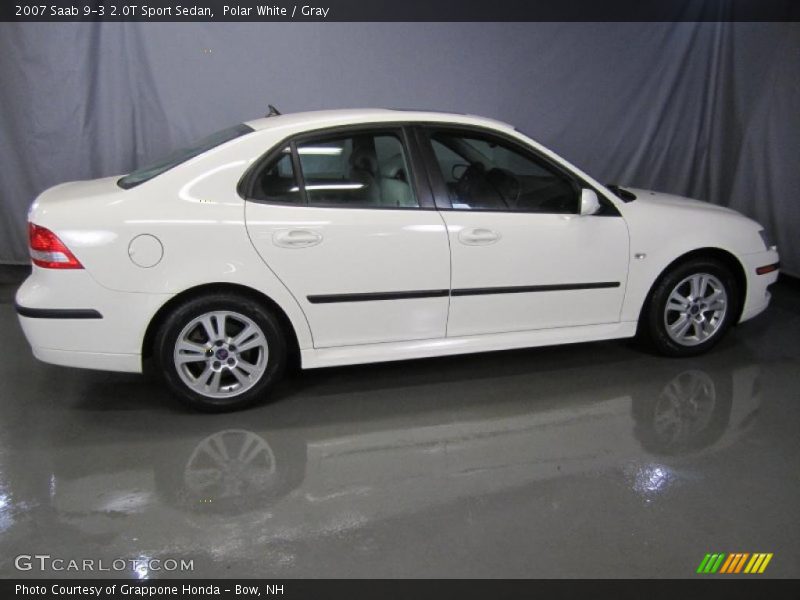 Polar White / Gray 2007 Saab 9-3 2.0T Sport Sedan