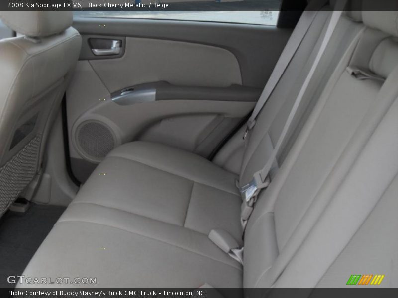 Black Cherry Metallic / Beige 2008 Kia Sportage EX V6