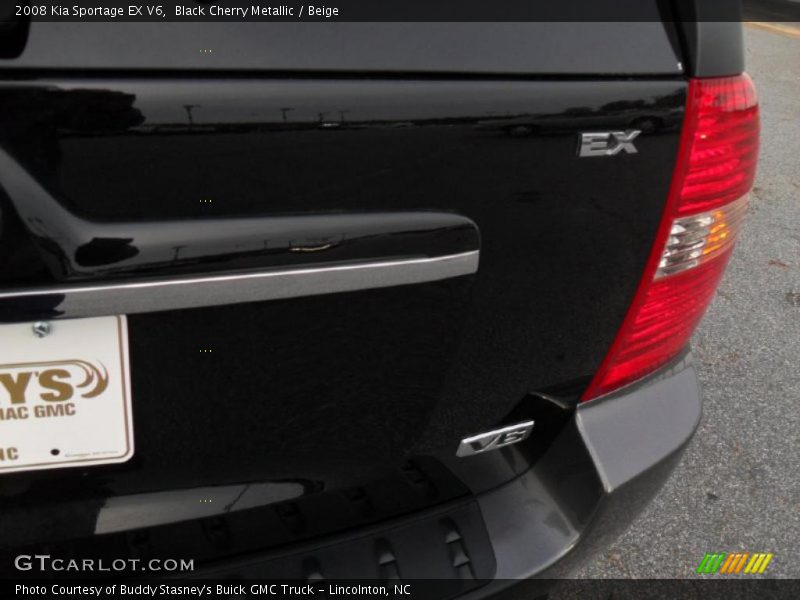 Black Cherry Metallic / Beige 2008 Kia Sportage EX V6