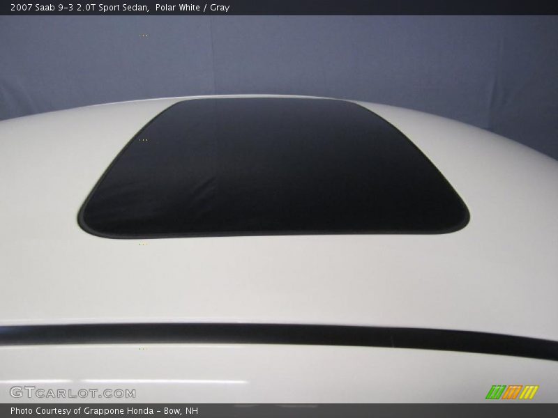 Polar White / Gray 2007 Saab 9-3 2.0T Sport Sedan