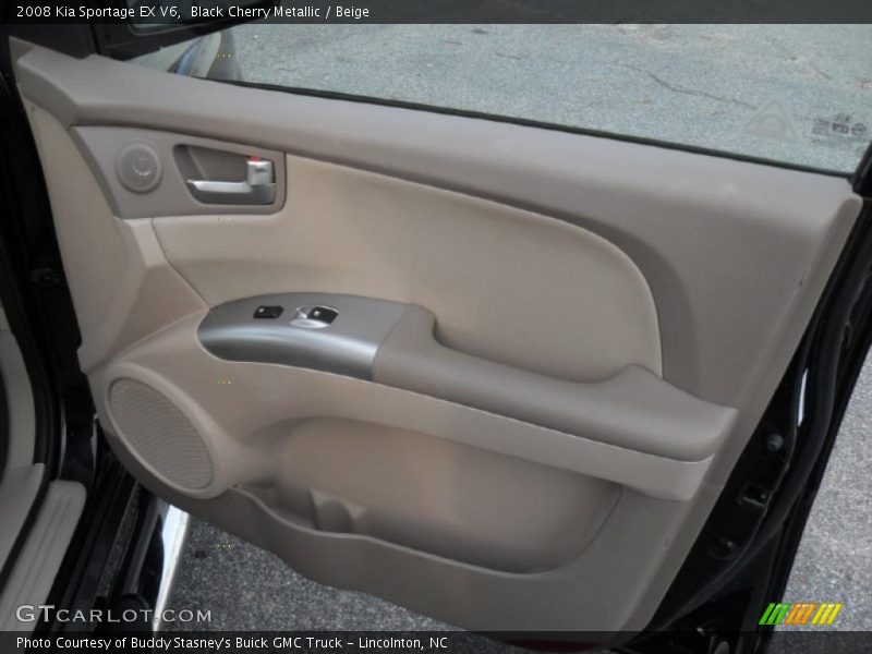 Black Cherry Metallic / Beige 2008 Kia Sportage EX V6