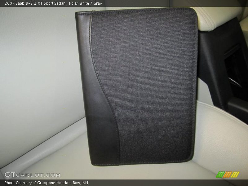 Polar White / Gray 2007 Saab 9-3 2.0T Sport Sedan