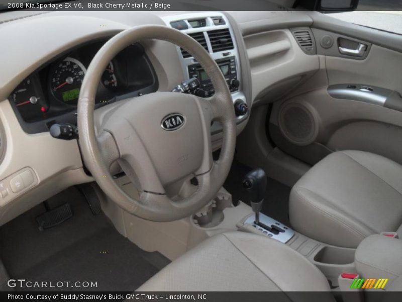  2008 Sportage EX V6 Beige Interior