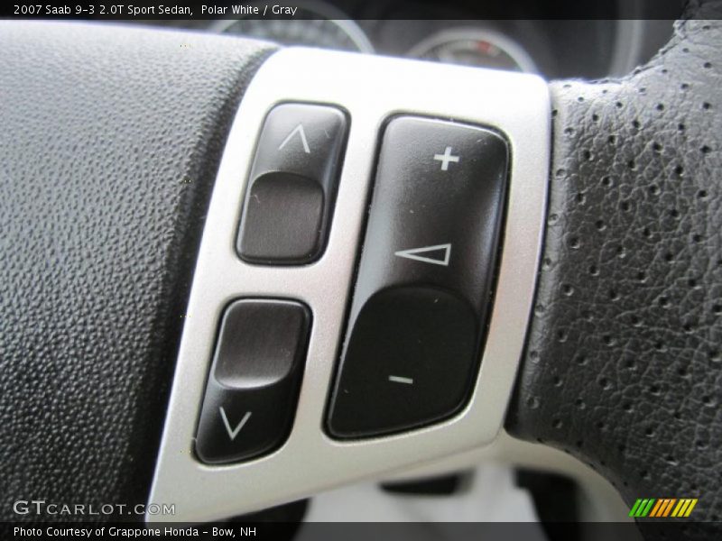 Polar White / Gray 2007 Saab 9-3 2.0T Sport Sedan