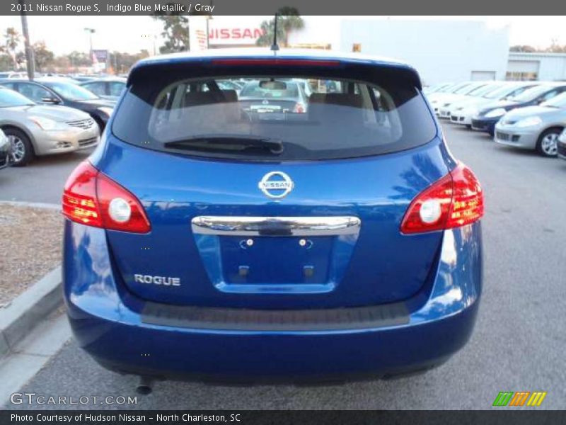 Indigo Blue Metallic / Gray 2011 Nissan Rogue S