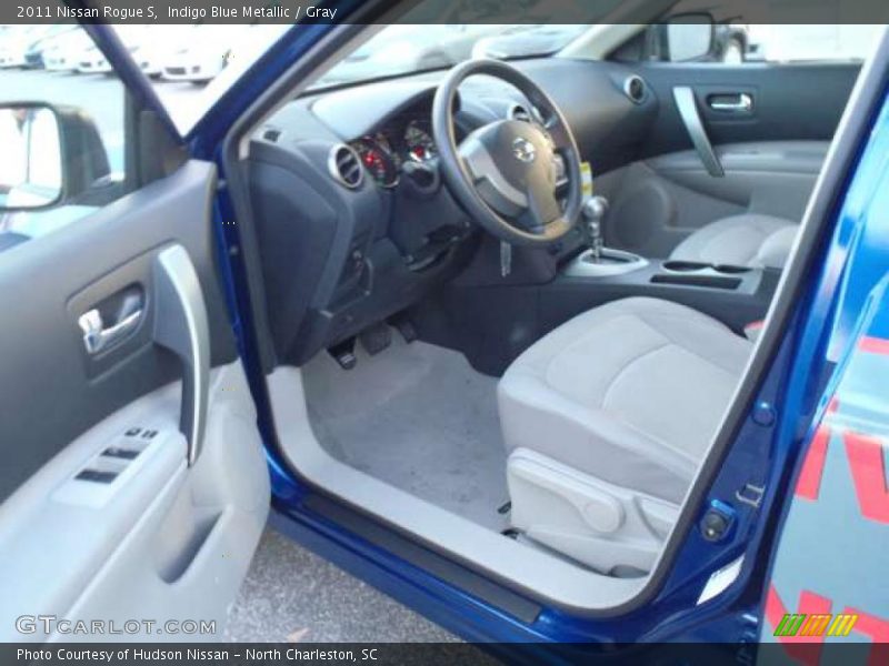 Indigo Blue Metallic / Gray 2011 Nissan Rogue S