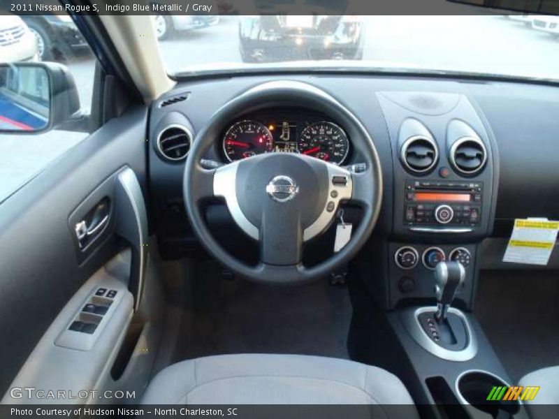 Indigo Blue Metallic / Gray 2011 Nissan Rogue S